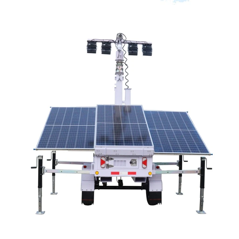Tour d&rsquo;&eacute;clairage verticale &agrave; commande &eacute;lectronique
