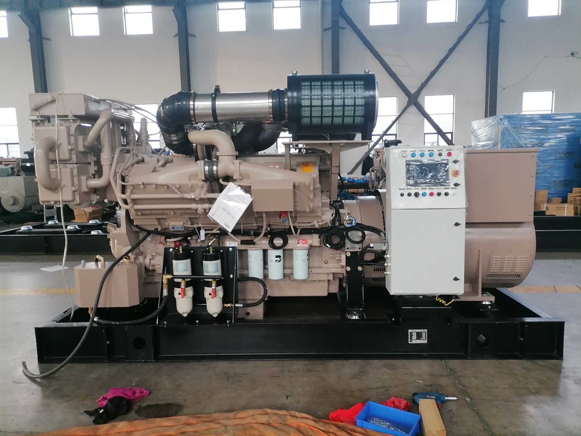 Un générateur diesel silencieux AOTEMU de 200 KW250KVA a été installé sur la prairie d’Oulan-Bator.