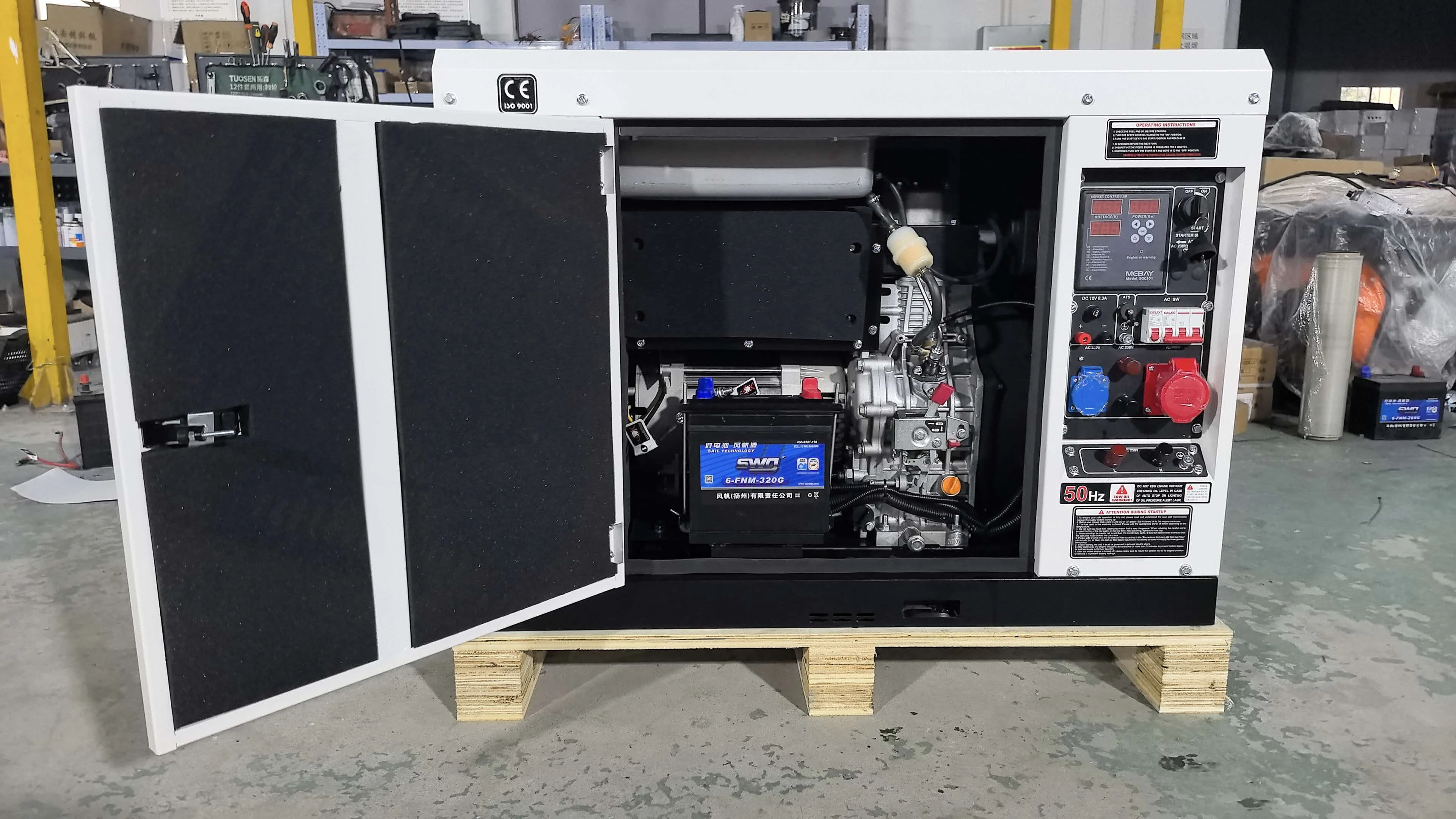 G&eacute;n&eacute;rateurs diesel portables monophas&eacute;s ou triphas&eacute;s